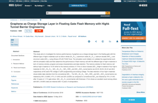 Graphene as Charge Storage Layer in Floating Gate Flash Memory with Highk Tunnel Barrier Engineering